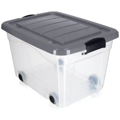 Zaboj za igrače, velik, plastični, 40 l