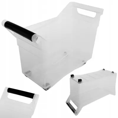Sistemski organizator za kuhinjske omarice, kolesca, 38x18x25cm, 14l