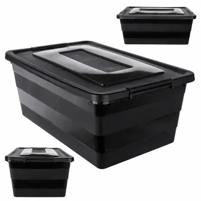 40L plastični organizator za igrače s pokrovom