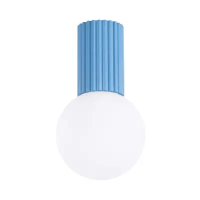 Stropna svetilka HALO svetlo modra IP44
