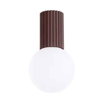 Stropna svetilka HALO rjava IP44