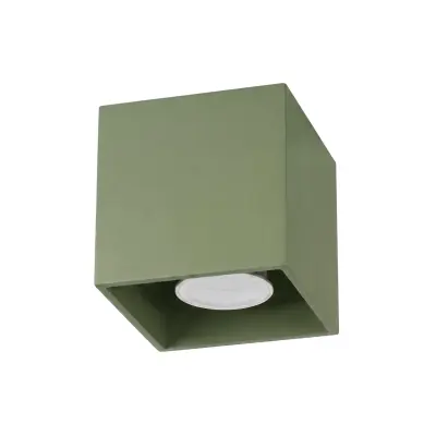 Stropna svetilka QUAD 1 zelena oliva