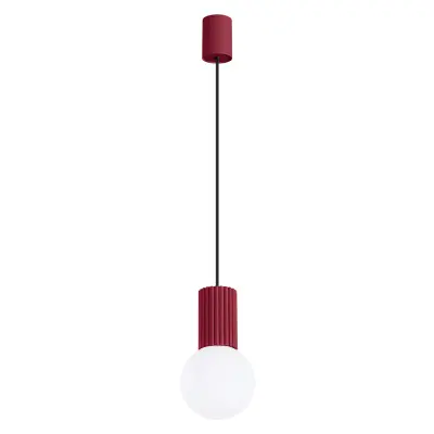 Obesna svetilka HALO 1 burgundska