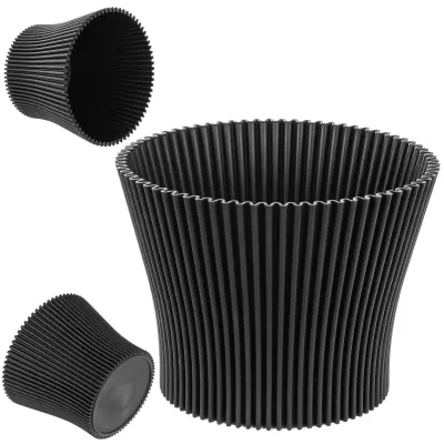 cvetlični lonec 13 cm pokrov za rastline plastični cvetlični lonec črne barve