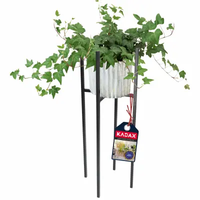 Stojalo za rože, kovinsko stojalo za rože, črne barve, lonci za rastline 67 cm