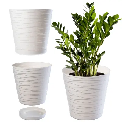 Cvetlični lonec 30 cm Plastični pokrov za cvetlični lonec s stojalom