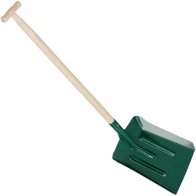 Lopata za pepel, premog, peč, fin pesek, žita, zrna 120 cm kovinska močna
