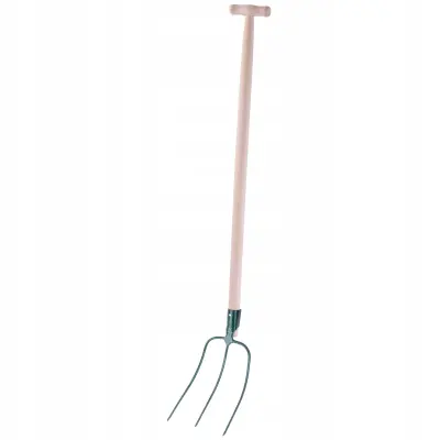 Vile za gnoj, seno, slamo, vrtne, 3-krake, kovinske, 126 cm