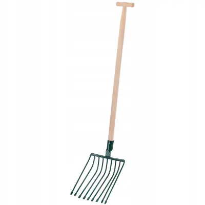 9-zobe vile za kamne in drobljenec, kovinske, vrtne, trdne, 131 cm