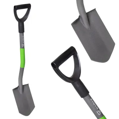 lopata ostra 84 cm kovinska vrtna ergonomska lopata s koničastim ročajem