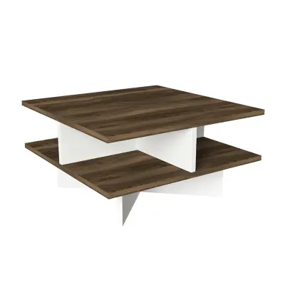 Kavna miza 60x31.2x60cm, Oreh-Bela