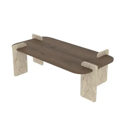 Kavna miza 130x35x60cm, Oreh