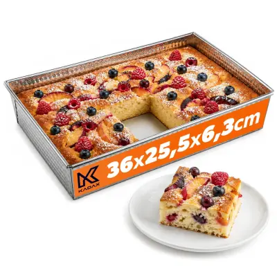 Pravokotni pekač za torte 36x25x6 cm