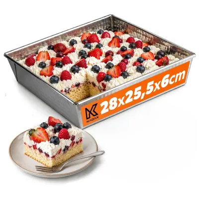 pekač za torte z nelepljivim premazom 28x25 cm