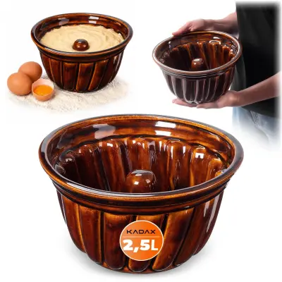 pekač za torto z oblogo iz kamina 24 cm 2,5 l