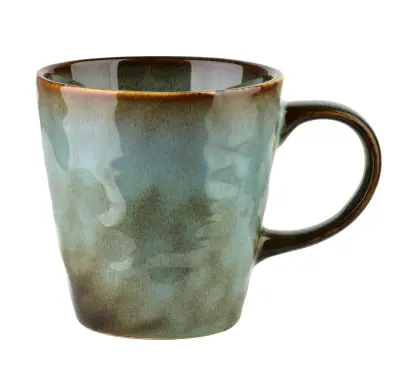 Skodelica porcelan Basic Nature 9,7x14x10,4 siva 1kos