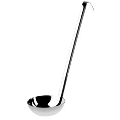 zajemalka za juho, zajemalka za omako, jeklena zajemalka 9 cm 125 ml