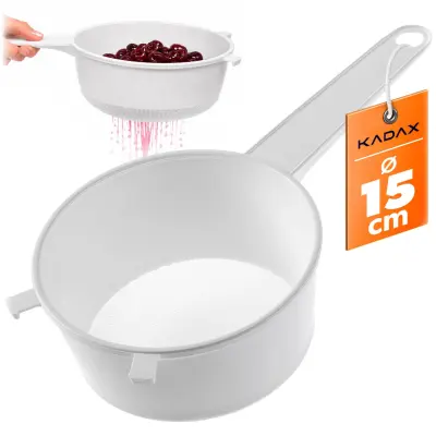 gosto cedilo za moko, mleko, sladkor v prahu, kuhinjsko, plastično, 15 cm 150 mm
