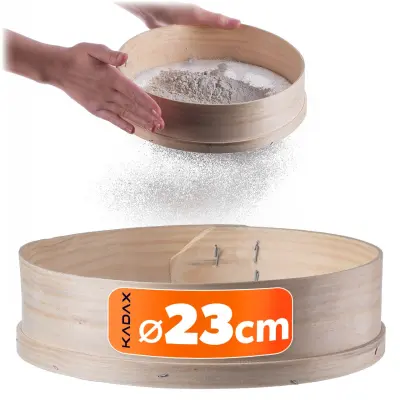 leseno sito 23 cm za moko, sladkor v prahu, kuhinjsko