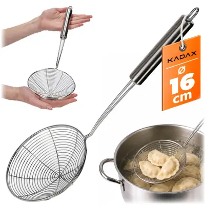Skimmer, cedilo, cedilo, cedilo s cedilom, zajemalka iz masivnega jekla