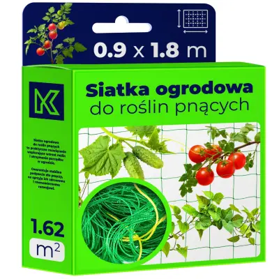 mreža za zelenjavo, paradižnik, kumare, vrtno oporo 0,9x1,8 m