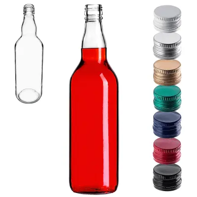 Monopol steklenica 700ml 0.7L s pokrovčkom za vino, liker, sok
