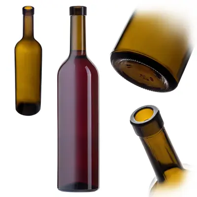 steklenice za vino Bordeaux liker 0,75 l 750 ml steklenica za vino, jabolčnik, olive