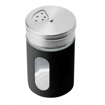 Pepper Pot črna 90 ml jeklena posoda za začimbe