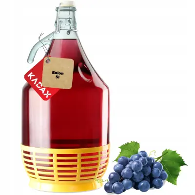 5L steklenica za vino, liker, jabolčnik, steklenica + pokrovček