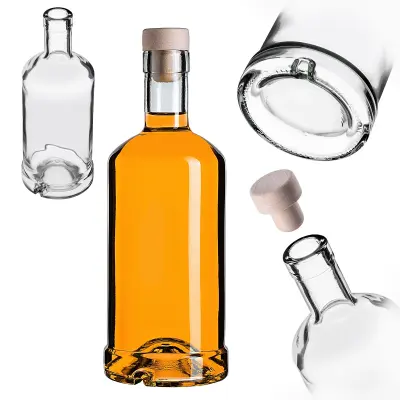 Tadek steklenica 500 ml 0,5 l za vino, liker, liker iz mesečine s pluto