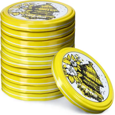 pokrovčki za kozarce s premerom 66 mm, 10 kosov
