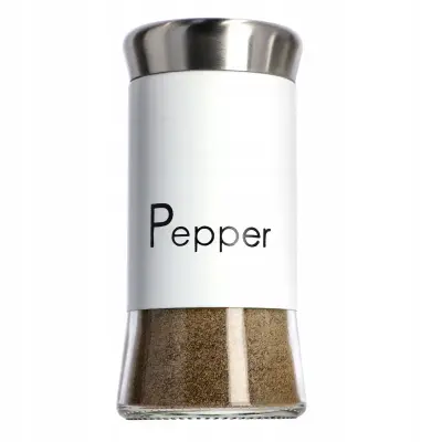 Pepper Pot Beli poper 150 ml Jeklena posoda za začimbe