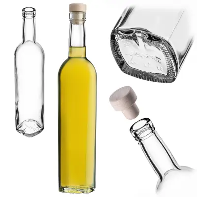 Lataro steklena steklenica 500 ml 0,5 l za vino, liker, vodko, liker s pluto