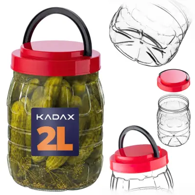 Jar Plastična posoda Pet 2L kozarec za živila Neuničljiv certifikat
