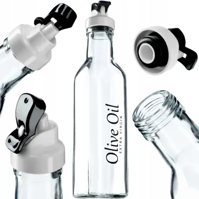 steklenička za olivno olje z dozirnikom 250 ml dozirnik za kis in olje