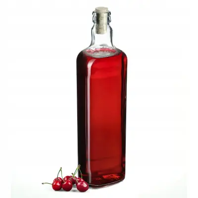 steklena steklenica 700 ml 0,7 l za vino, liker, vodko, sok, liker, mesečino, pluto
