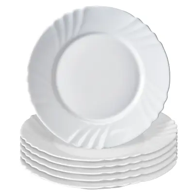 Desertni krožnik 20 cm komplet krožnikov 6 kosov komplet belih krožnikov