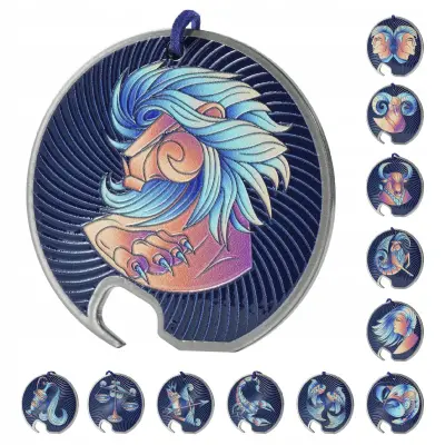 odpirač za steklenice, steklenica piva, kovinski pokrovček, darilo, zodiak lev, vzdržljiv