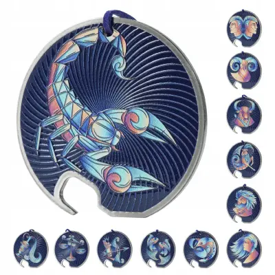 odpirač za pivo, kovinsko darilo, zodiak, škorpijon, vzdržljiv