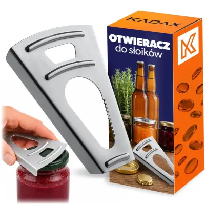 odpirač za kozarce, steklenice, pokrovčke, zamaške, univerzalni ročni 2 v 1