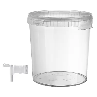 Fermentacijska posoda 33L vedro za vino, liker, pivo s pokrovom + pipa
