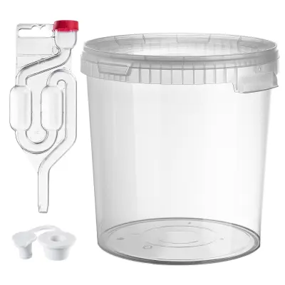 Fermentacijska posoda 33L vedro za vino, liker, pivo, jabolčnik + plutasta tuba