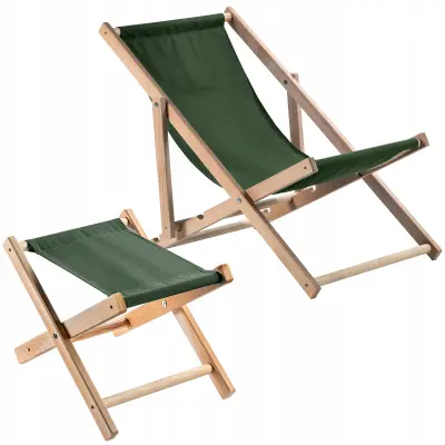 lesen zložljiv ležalnik za na plažo, udoben za teraso, močan naslon za noge