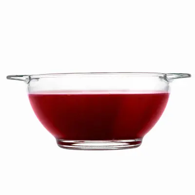 Jušna skleda 400 ml Skleda za bujon Steklena skleda Boršč Golaž