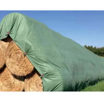 Zaščitna Folija za Bale 140g/m, 9,8m x 12,5m  UV-stabilna in zračna zaščita