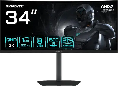 Odprta emb - Monitor Gigabyte GS34WQCA