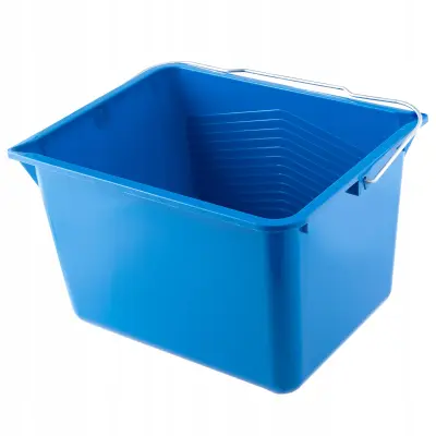 Vedro za barvo 8 L Pravokotno plastično vedro za barvo z ročajem