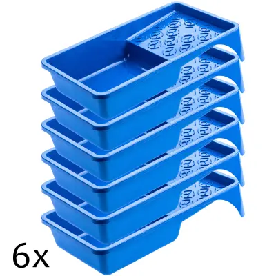 Velik pladenj za barvo 155x295 mm za valjček za barvanje Komplet pladnjev za valjčke, 6 kosov