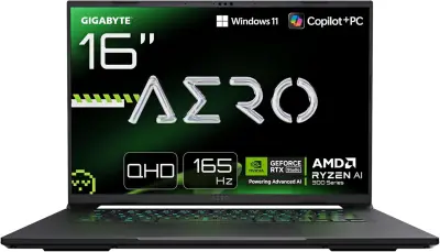 Odprta emb - Laptop Gigabyte Aero X16 1WH93DEC64AH / Ryzen 7 / RAM 16 GB / SSD Drive / 16,0″ WQXGA