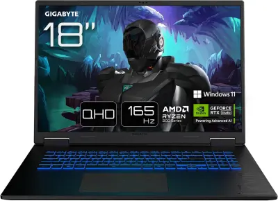 Odprta emb - Laptop Gigabyte Gaming A18 3VHK3DEC64SH / Ryzen 7 / RAM 16 GB / SSD Drive / 18" WQXGA